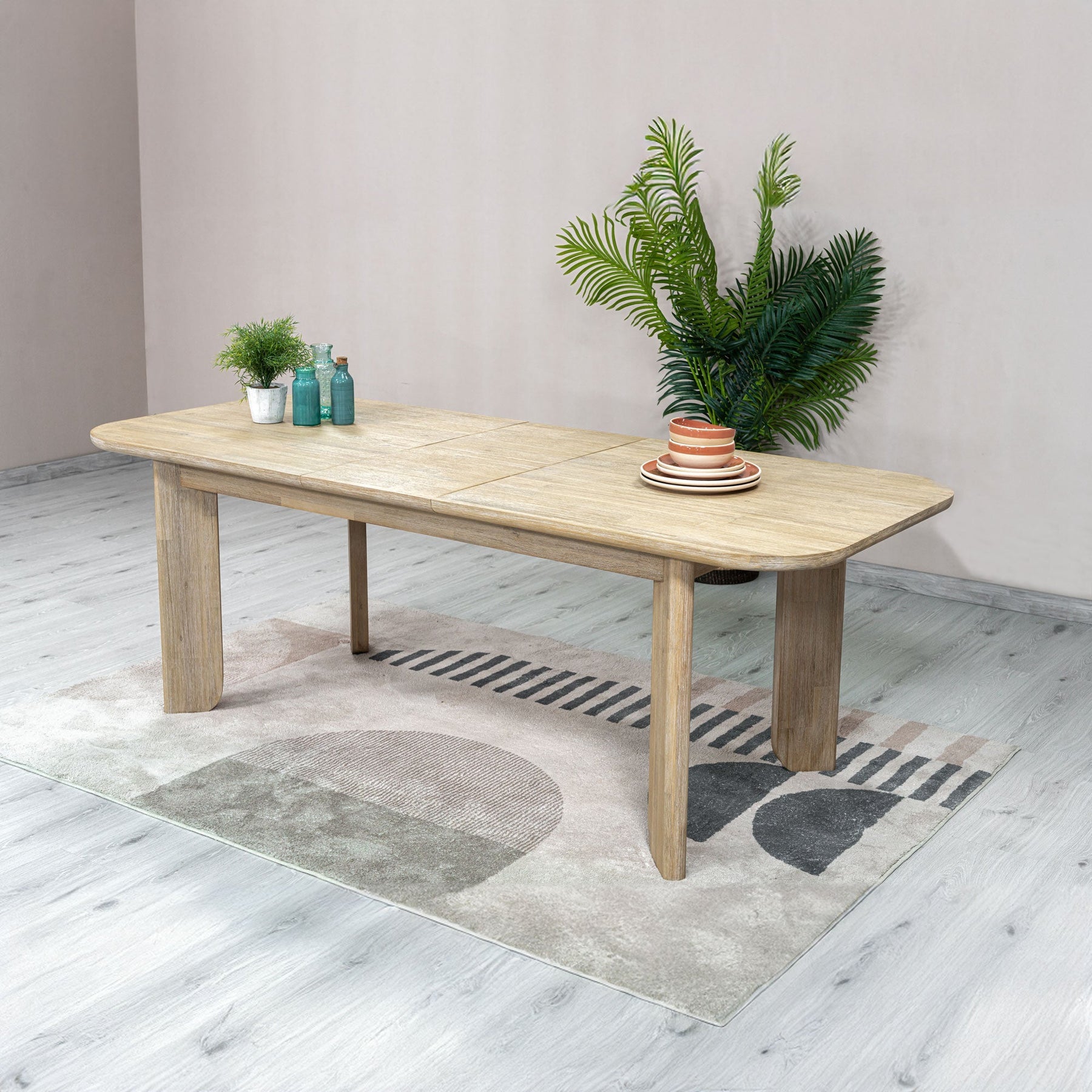 Haru Extension Dining Table (70"/102") - comfortable dining experience | Image 16 | InSTYLE Home & Rugs