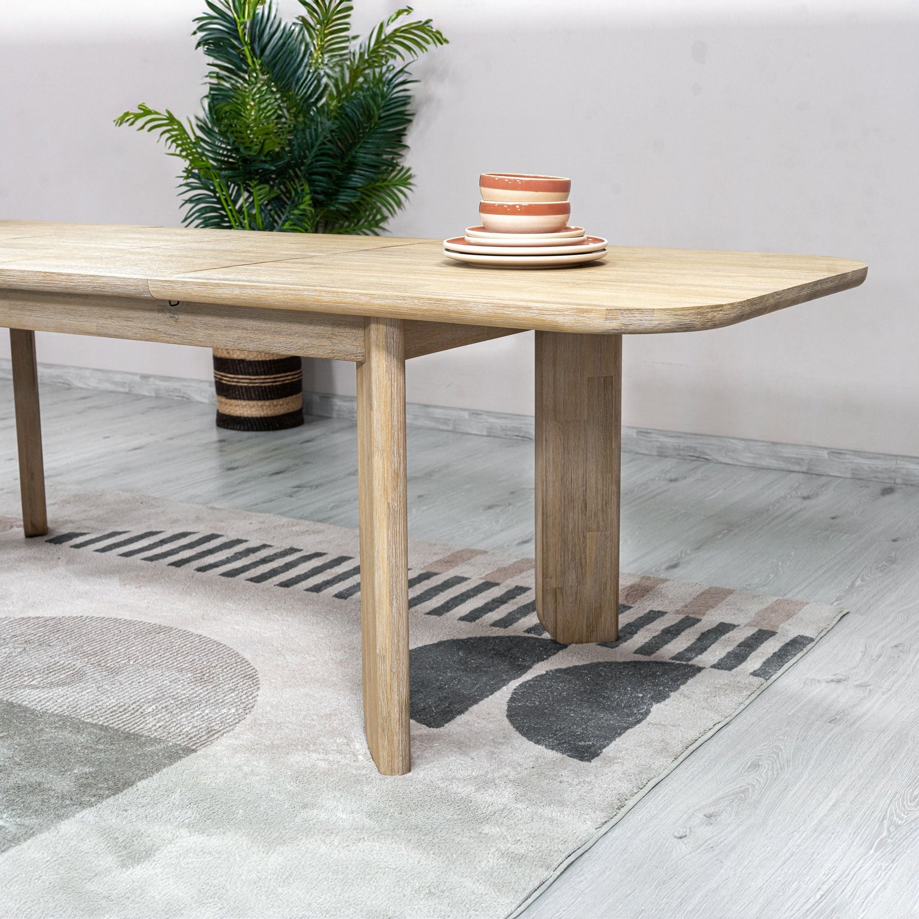 Haru Extension Dining Table (70"/102") - comfortable dining experience | Image 11 | InSTYLE Home & Rugs