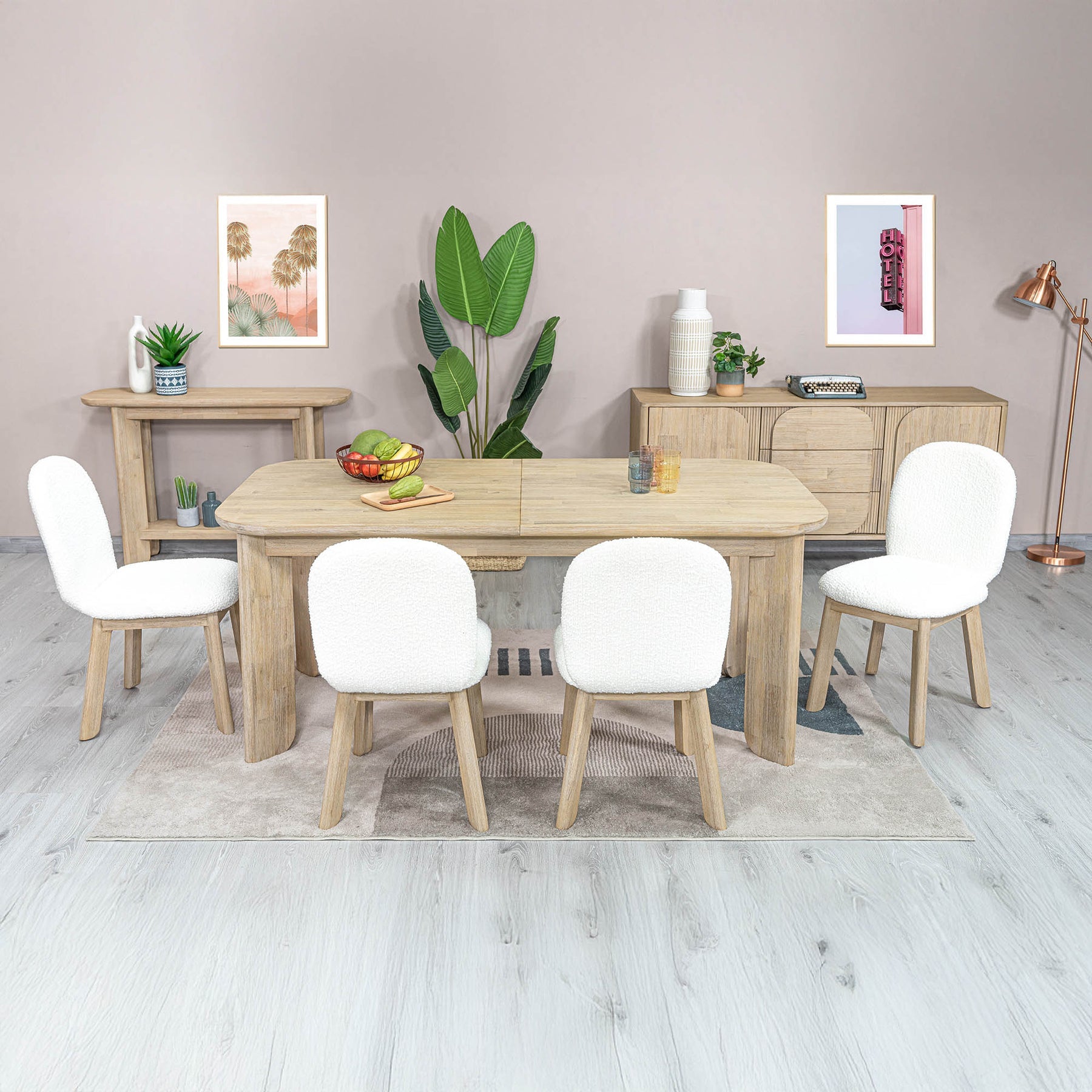 Haru Extension Dining Table (70"/102") - comfortable dining experience | Image 17 | InSTYLE Home & Rugs