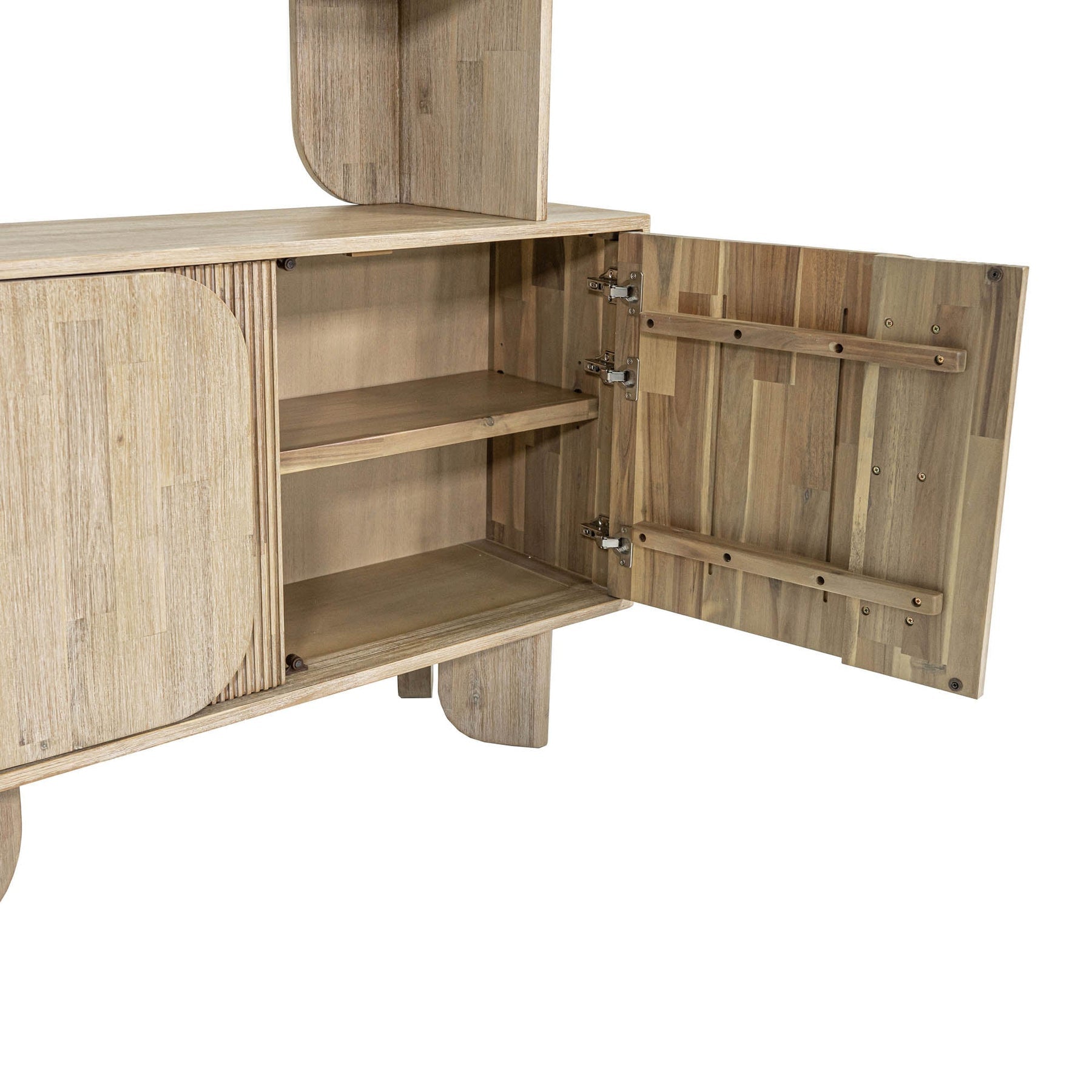 Haru Bookcase - wooden bookcases with multiple shelves for ample storage | Image 13 | InSTYLE Home & Rugs