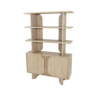 Haru Bookcase - wooden bookcases with multiple shelves for ample storage | Image 7 | InSTYLE Home & Rugs