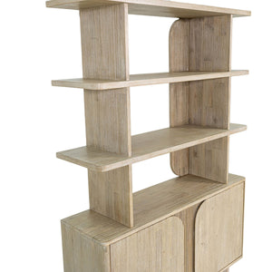 Haru Bookcase - wooden bookcases with multiple shelves for ample storage | Image 11 | InSTYLE Home & Rugs