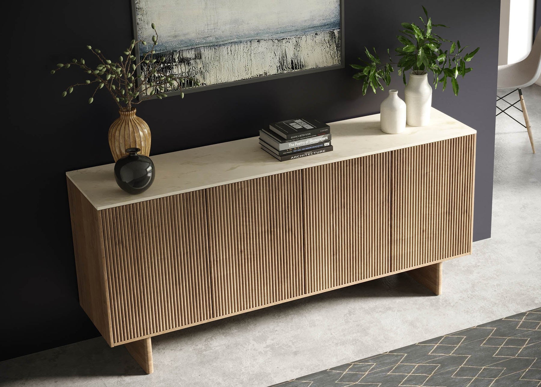 Hedron Sideboard - elegant sideboard with style | Image 10 | InSTYLE Home & Rugs