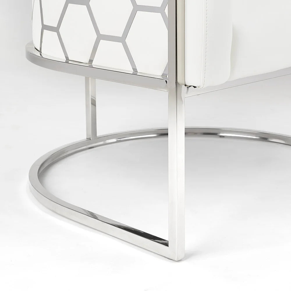 Honeycomb Accent Chair - modern accent chair | Image 5 | InSTYLE Home & Rugs