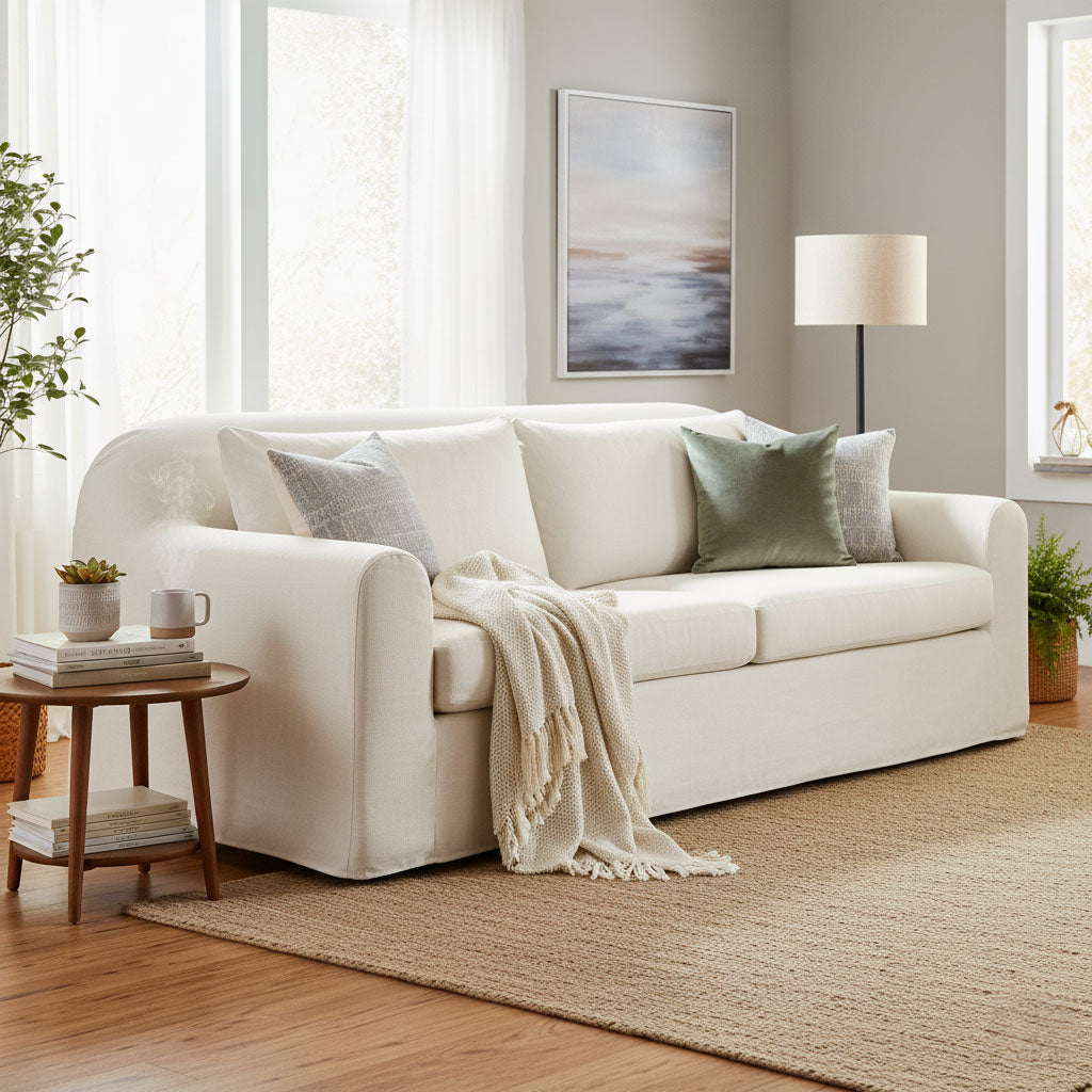 Harper Slipcover Sofa - stylish seating for your home | Image 2 | InSTYLE Home & Rugs