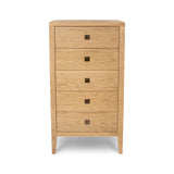 Hara 5 Drawer Tall Dresser - sleek storage solutions for bedrooms | Image 2 | InSTYLE Home & Rugs