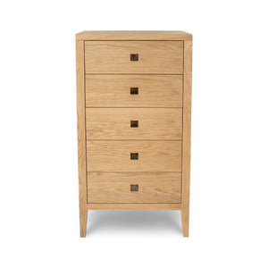 Hara 5 Drawer Tall Dresser - sleek storage solutions for bedrooms | Image 2 | InSTYLE Home & Rugs