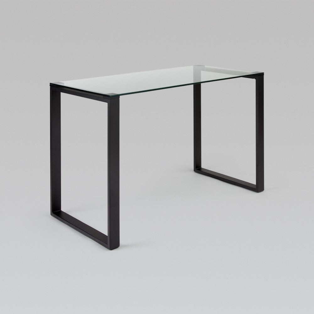 David Desk Black - modern black desk | Image 1 | InSTYLE Home & Rugs