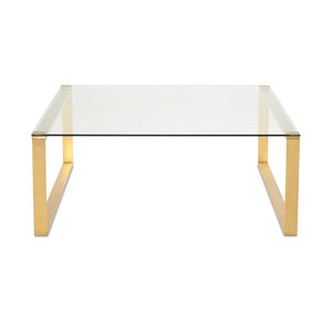 DAVID SQUARE Coffee Table GY-CT-10915SQ-G BRUSHED GOLD - available in various materials and finishes | Image 2 | InSTYLE Home & Rugs