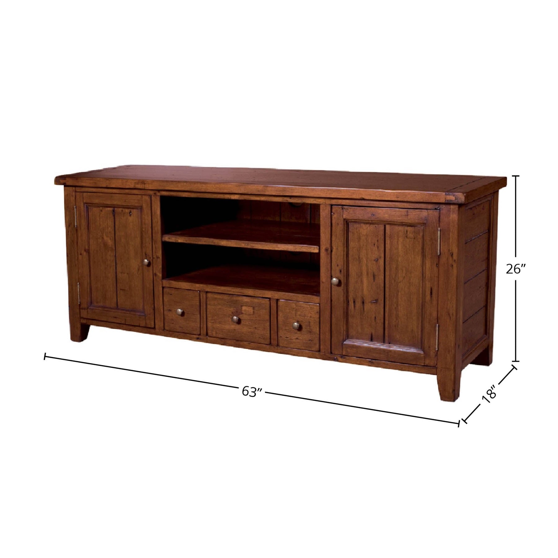 Irish Coast Regular Media Unit - sleek media unit for organizing your entertainment setup | Image 3 | InSTYLE Home & Rugs
