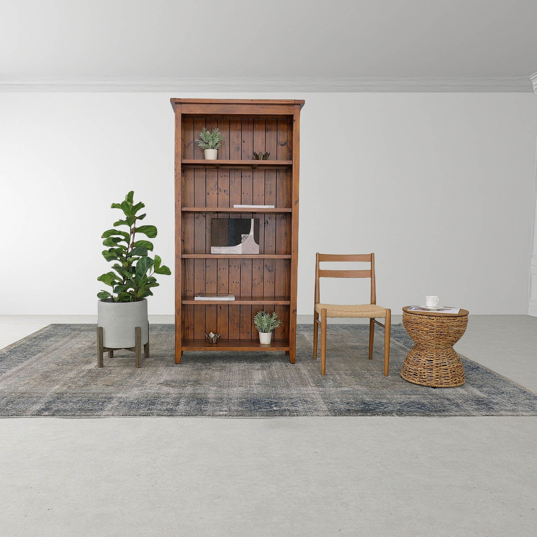 Lifestyle Bookcase - wooden bookcases with multiple shelves for ample storage | Image 12 | InSTYLE Home & Rugs