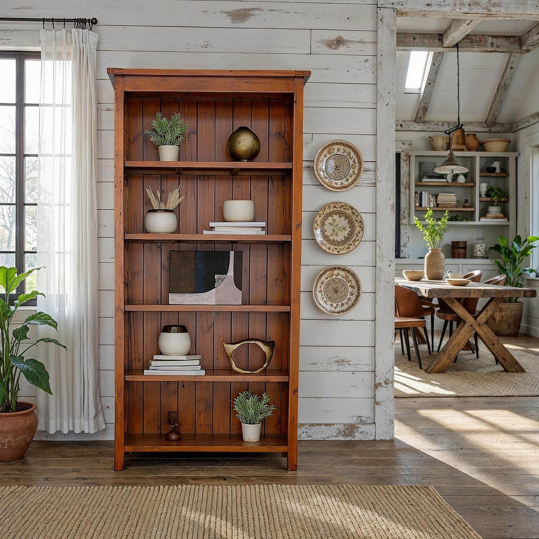 Lifestyle Bookcase - wooden bookcases with multiple shelves for ample storage | Image 11 | InSTYLE Home & Rugs