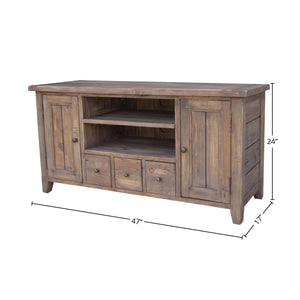 Irish Coast Small Media Unit - sleek media unit for organizing your entertainment setup | Image 3 | InSTYLE Home & Rugs