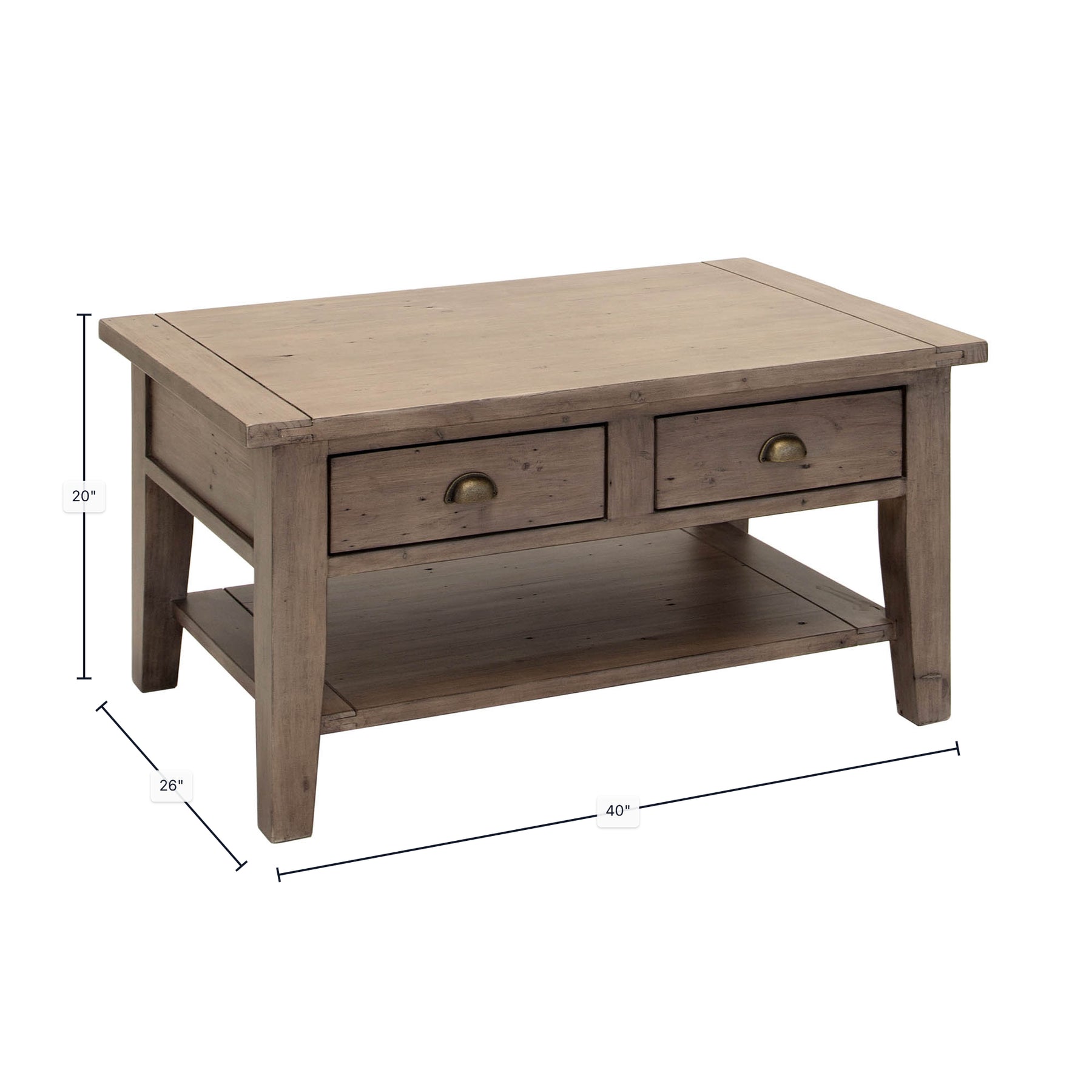 Irish Coast Small Coffee Table - functional centerpieces for homes | Image 3 | InSTYLE Home & Rugs