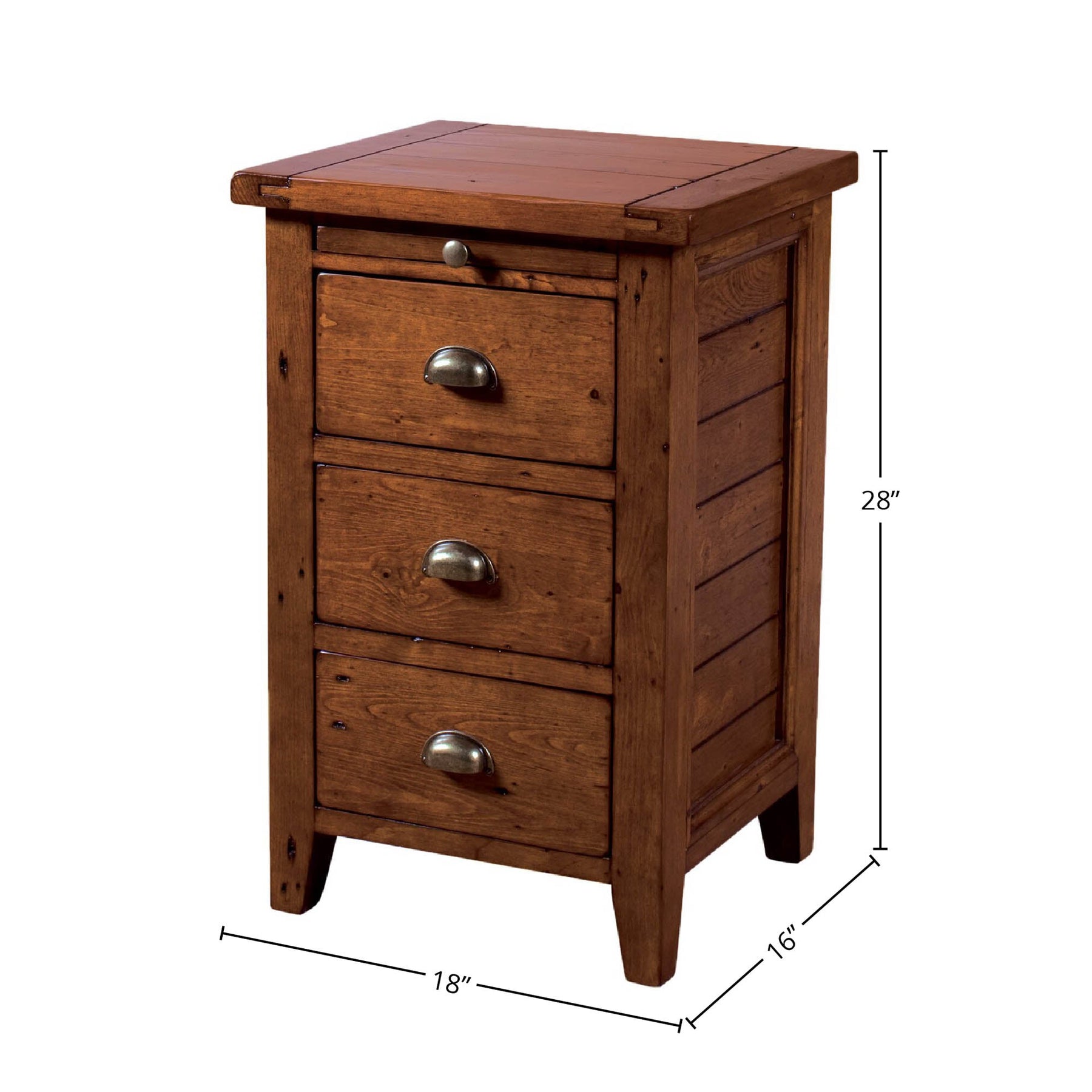 Irish Coast 3 Drw Nightstand - modern storage for your bedside | Image 3 | InSTYLE Home & Rugs