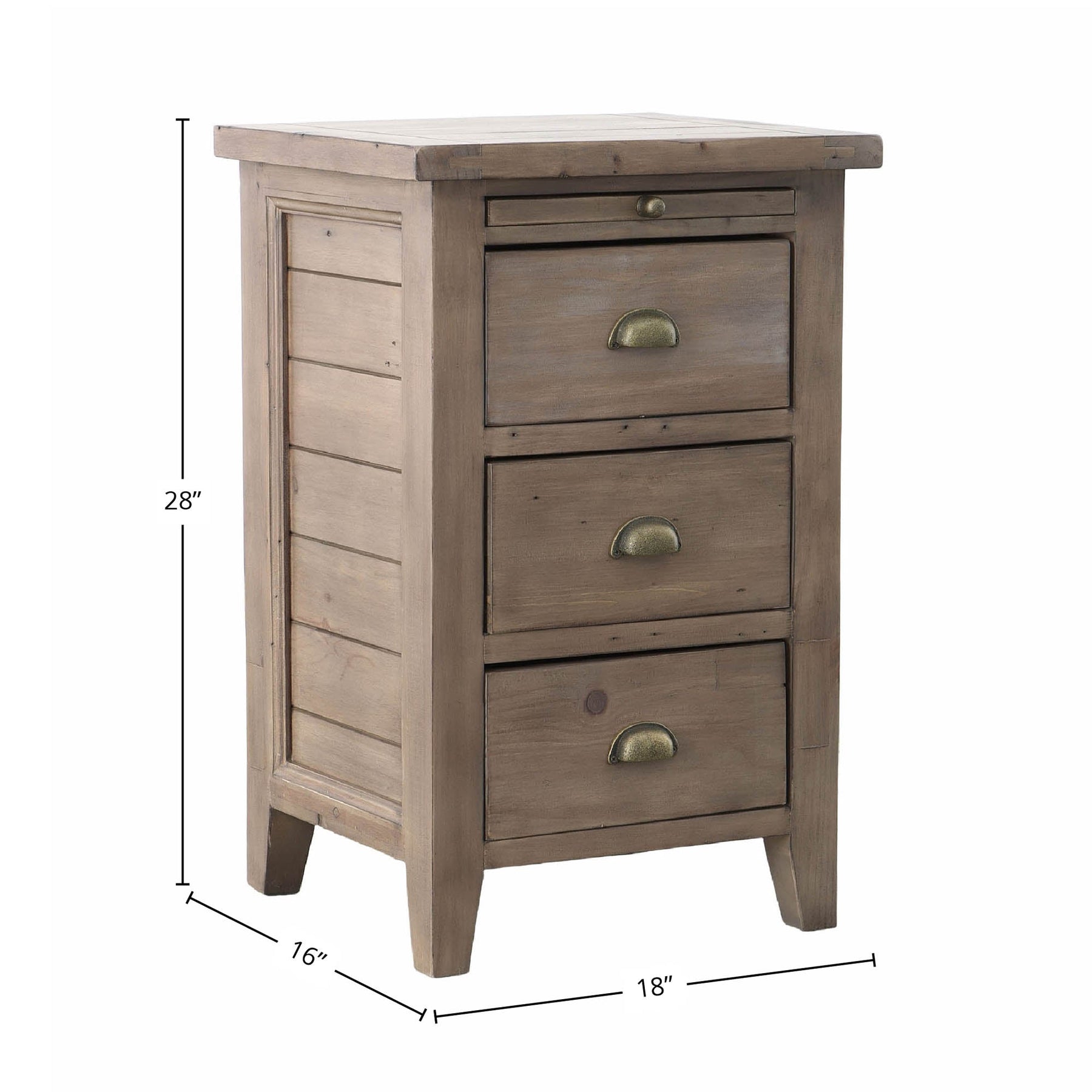Irish Coast 3 Drw Nightstand - modern storage for your bedside | Image 3 | InSTYLE Home & Rugs
