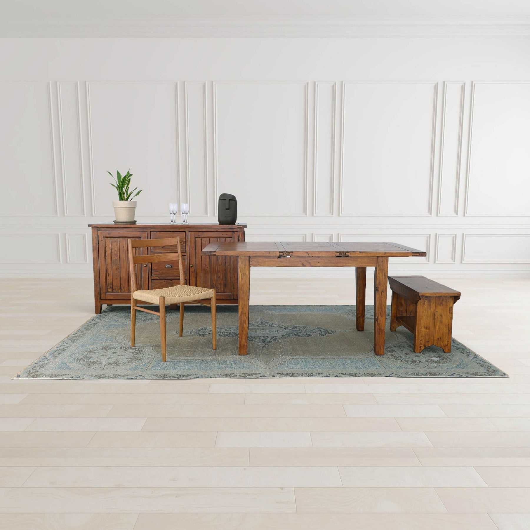 Irish Coast Small Extension Dining Table (47"/62") - comfortable dining experience | Image 12 | InSTYLE Home & Rugs