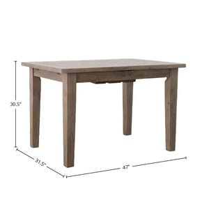 Irish Coast Small Extension Dining Table (47"/62") - stylish chairs for any table | Image 3 | InSTYLE Home & Rugs