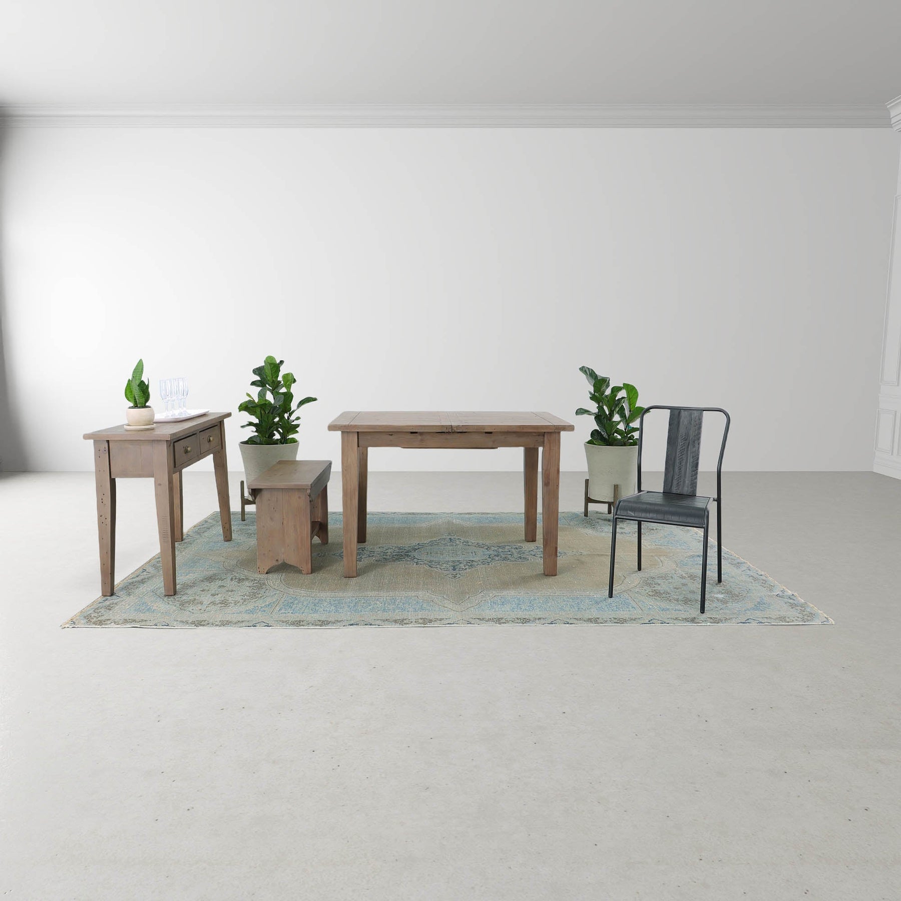 Irish Coast Small Extension Dining Table (47"/62") - stylish chairs for any table | Image 13 | InSTYLE Home & Rugs