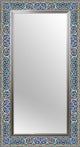 Blue Tile Mirror 24X4