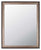 Brushed Gold Mirror(Plain Mirror) 1Pack-28X34