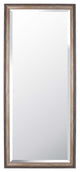 - 28X64 Brushed Gold Mirror(Bevel Mirror) 1Pack
