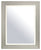Silver Square Vanity Mirror(Plain) 27.25X35.25