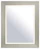 Silver Square Vanity Mirror(Plain) 27.25X35.25