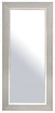 Silver Square Vanity Mirror(Plain) 27.25X55.25