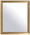 Brushed Gold Vanity Mirror(Plain) 27.5X33.5
