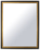 Black And Gold Flooter Vanity Mirror(Plain) 26.25X32.25