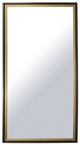 Black And Gold Flooter Vanity Mirror(Plain) 26.25X50.25