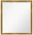 Tubs51  Brushed Gold Mirror 34X36 Dbl Frame