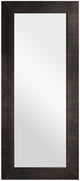 - 29.5X69.25 Black Wood Finish Plain Mirror 1Pack