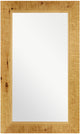 - 33.25X54.25 Natural Wood Finish Mirror 1Pack
