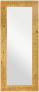 - 29.25X69.25 Natural Wood Finish Plain Mirror 1Pack