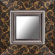 Swirl (Patterned Frame With Liner Accent Mirror) 13.25X13.25