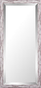 Pastel Gray Wash Mirror (Bevel Mirror) 13.75X29.75