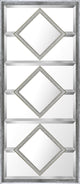 Silver Squares Designer (Bevel Mirror) 21.5X49.5