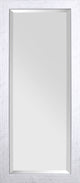 White Wash Mirror (Bevel Mirror) 30.5X72.5