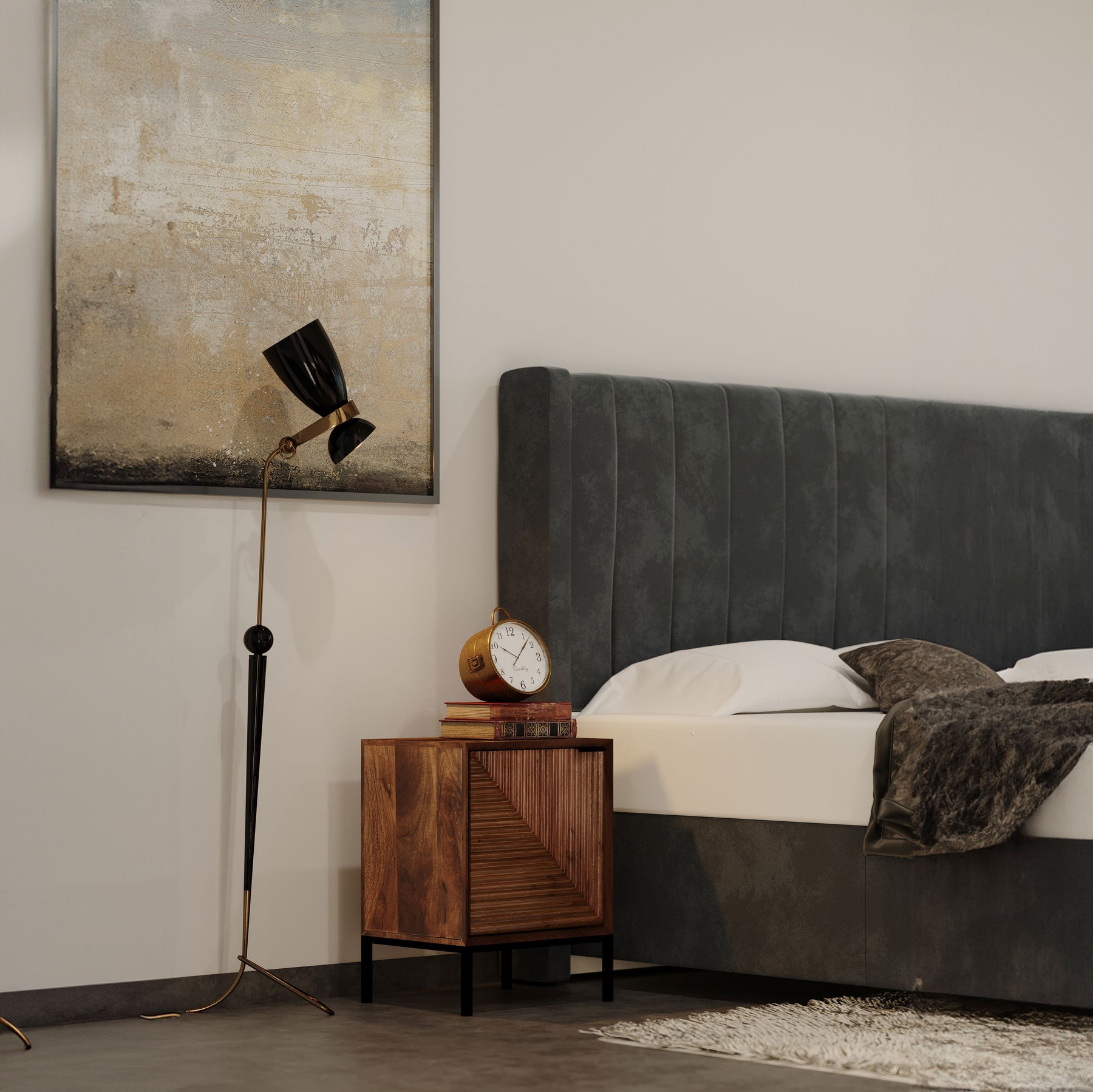 Nikita Nightstand - modern storage for your bedside | Image 12 | InSTYLE Home & Rugs