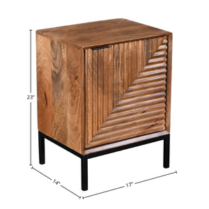Nikita Nightstand - modern storage for your bedside | Image 3 | InSTYLE Home & Rugs