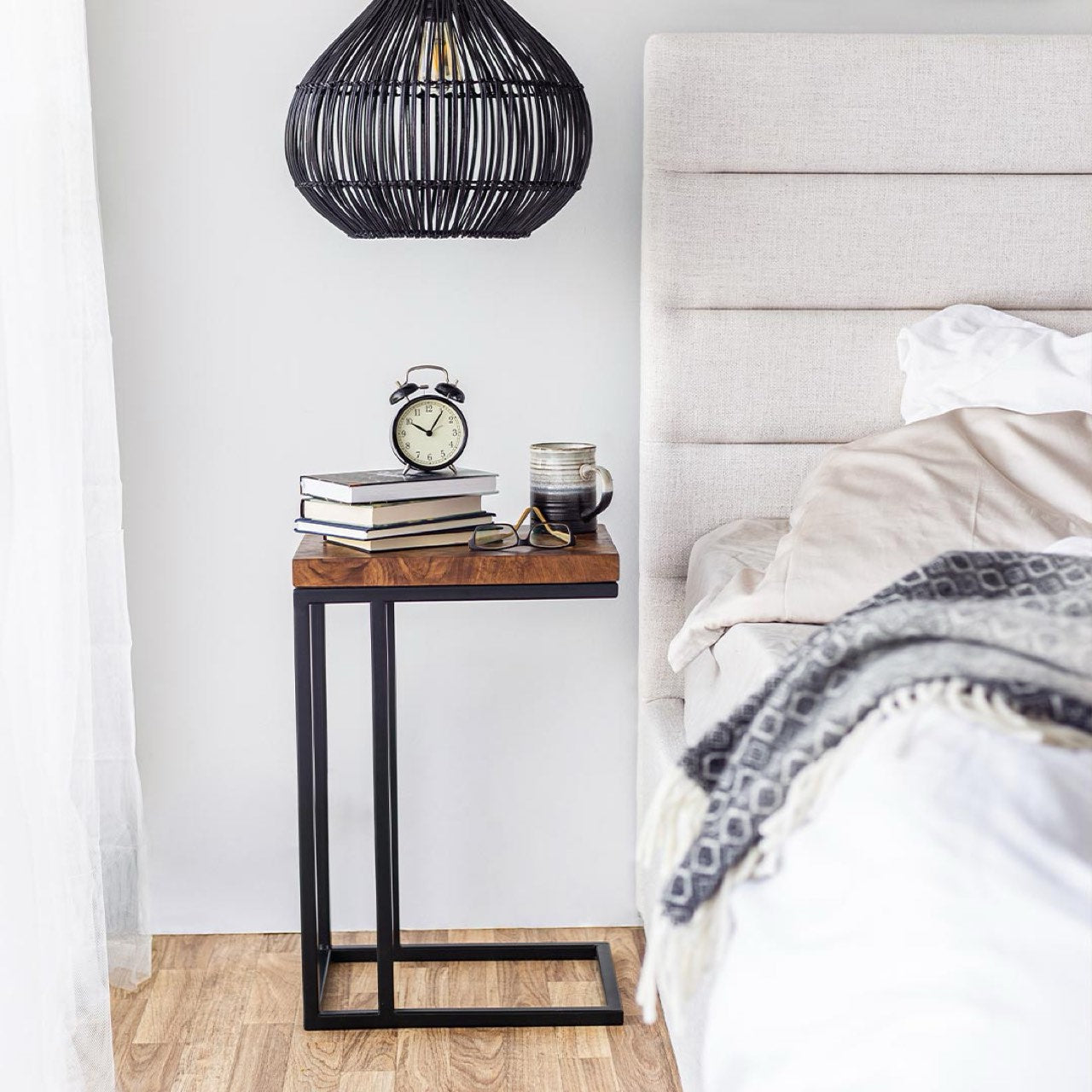 Justin Bed Tall - comfortable bed for restful sleep | Image 19 | InSTYLE Home & Rugs