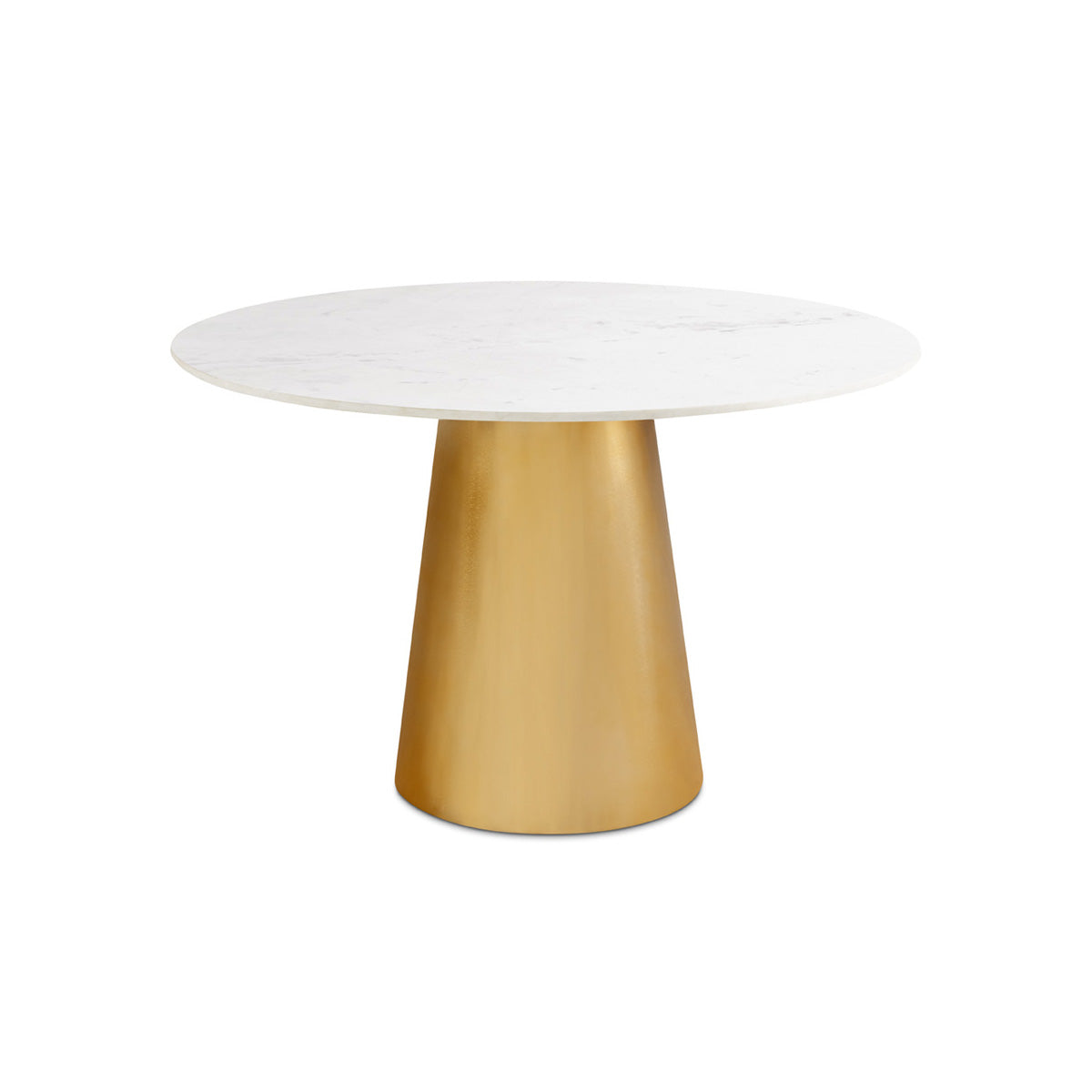 JAGGER Gold Dining Table Marble Top - modern gold dining chair | Image 1 | InSTYLE Home & Rugs