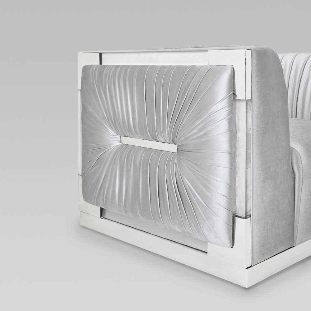 Paloma Accent Chair - modern accent chair with comfortable cushioning and sleek design | Image 2 | InSTYLE Home & Rugs