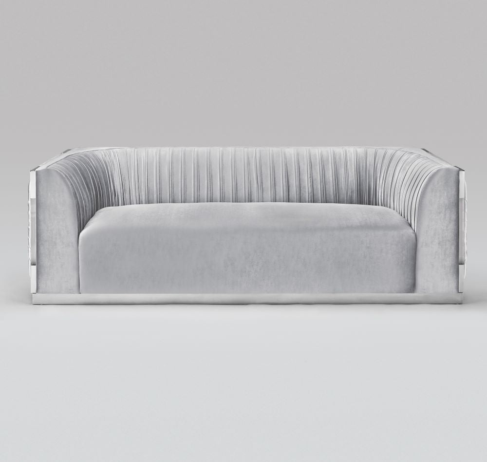 PALOMA Sofa GY-SF-8366ACR BLUE VELVET - stylish seating for your home | Image 2 | InSTYLE Home & Rugs