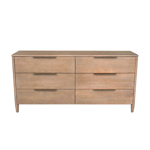Kamelia 6 Drawer Dresser - stylish dresser with modern flair | Image 3 | InSTYLE Home & Rugs