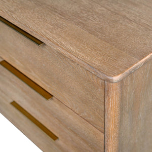 Kamelia 6 Drawer Dresser - stylish dresser with modern flair | Image 7 | InSTYLE Home & Rugs