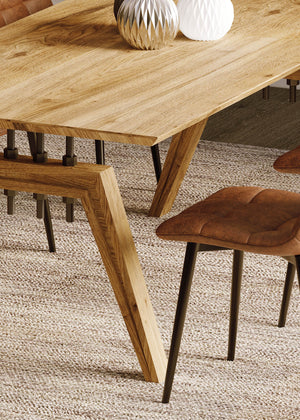 Landmark Dining Table 84" - comfortable dining experience | Image 15 | InSTYLE Home & Rugs