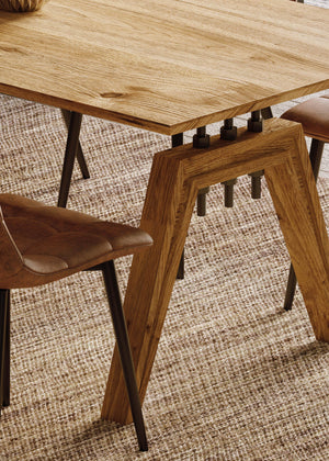 Landmark Dining Table 84" - comfortable dining experience | Image 16 | InSTYLE Home & Rugs